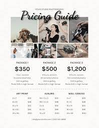 photographer prices